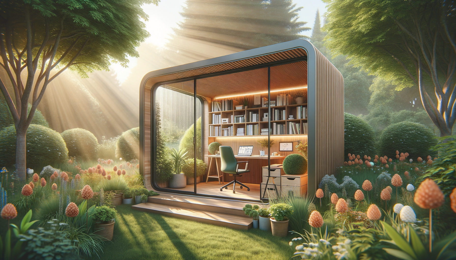 Create a cozy Workspace with a Garden Office