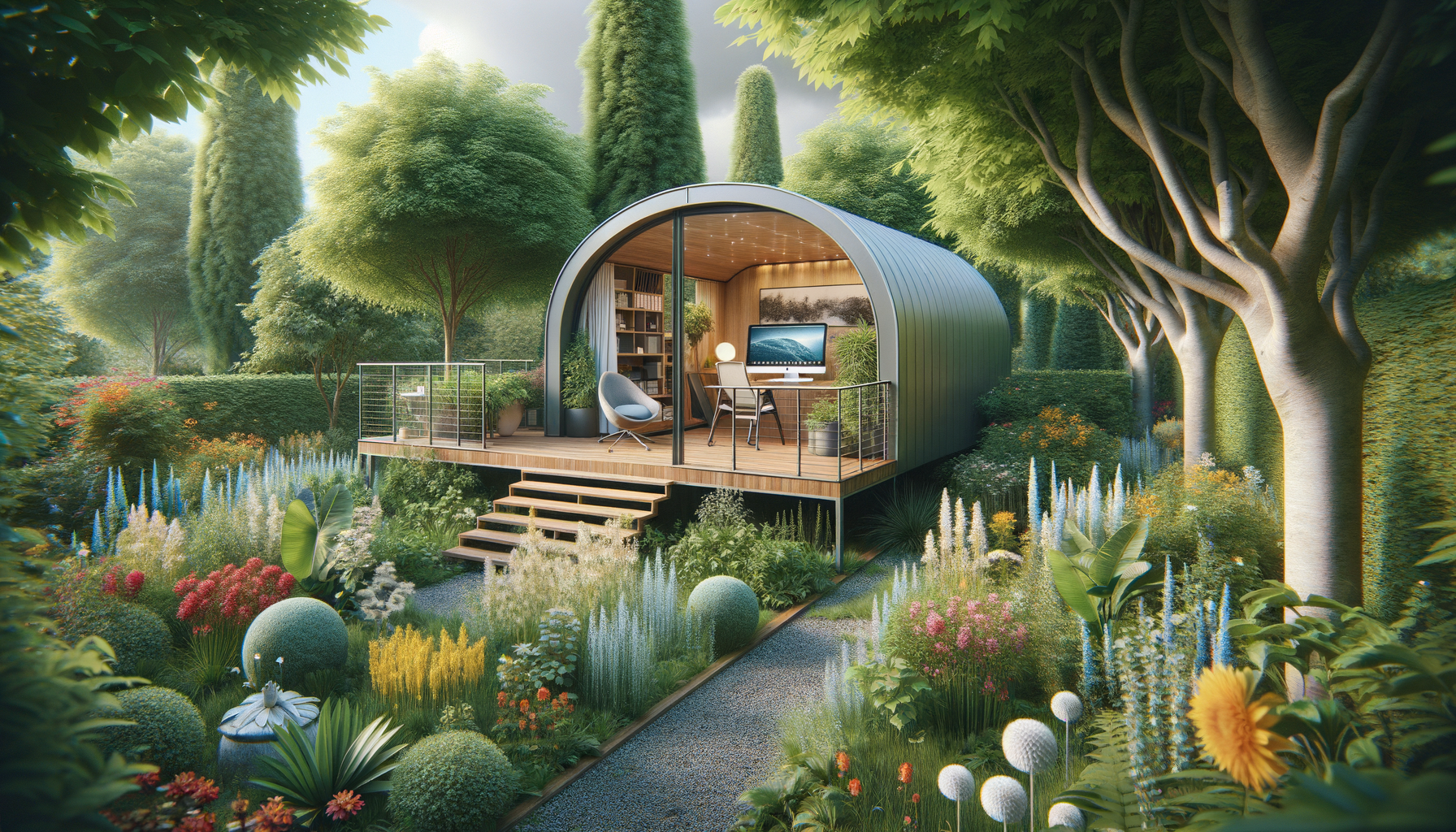 Create a cozy Workspace with a Garden Office